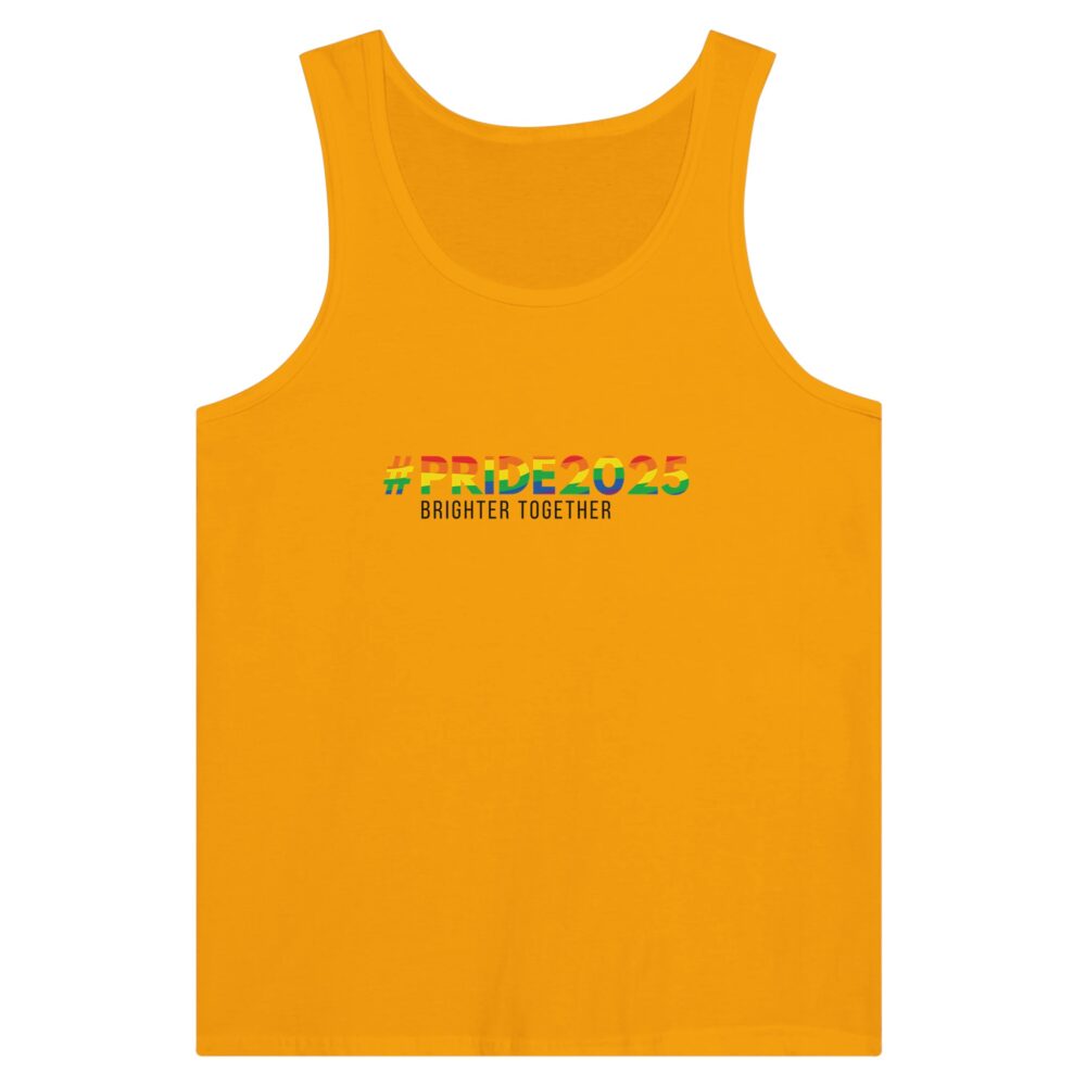 Pride 2025 Brighter Together Tank Top Yellow