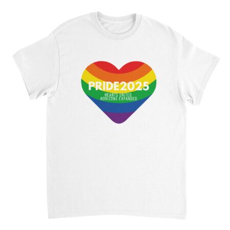 Pride 2025 United Hearts T-Shirt White Color