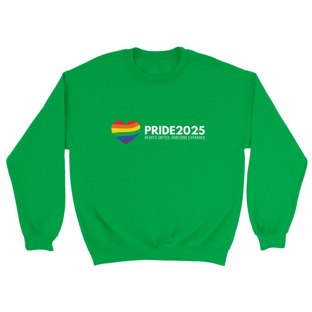 Pride 2025 Declaration Sweatshirt Green Color