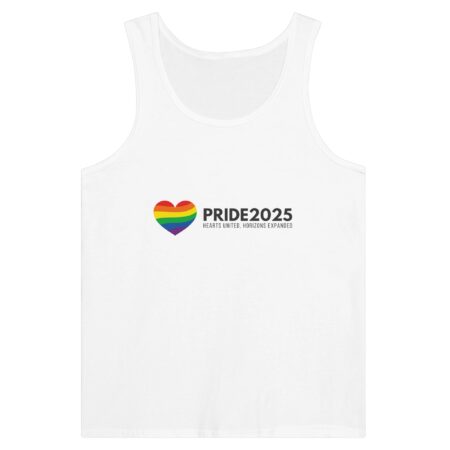 Pride 2025 Declaration Tank Top White