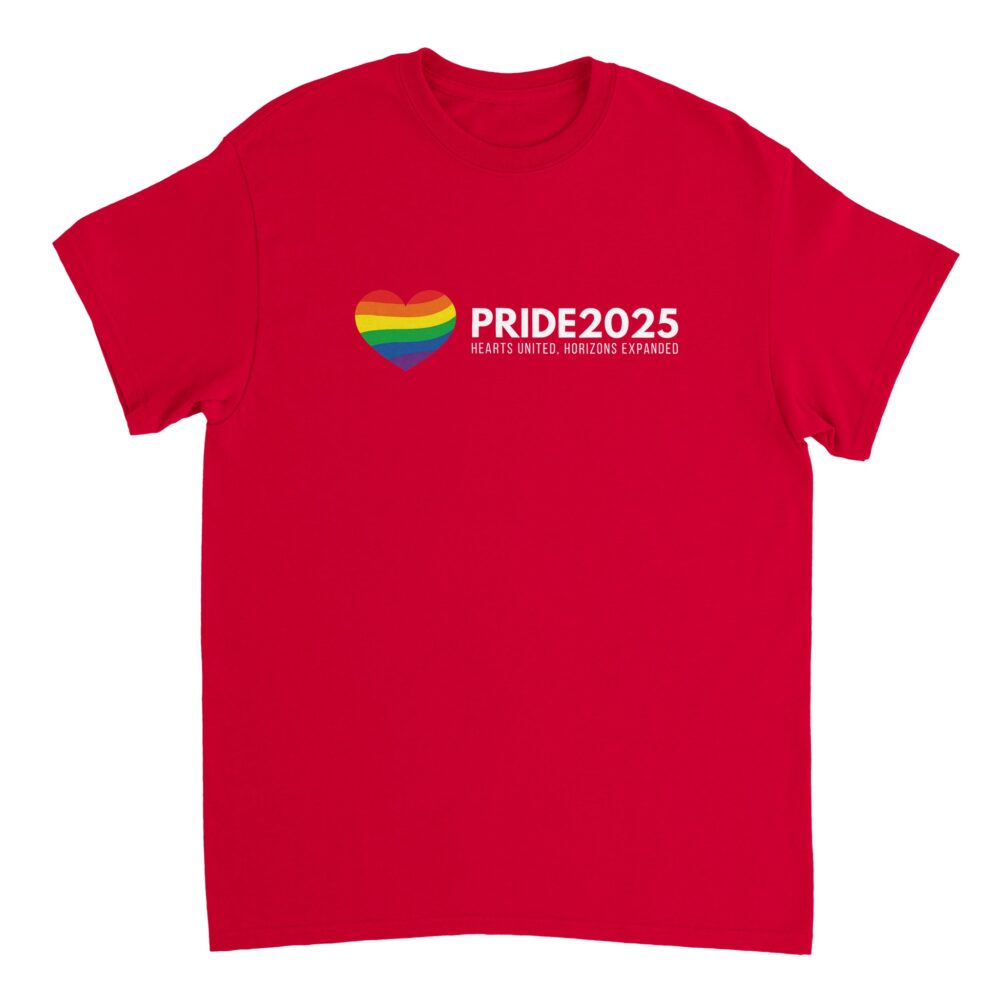 Pride 2025 Declaration T-Shirt Red Color