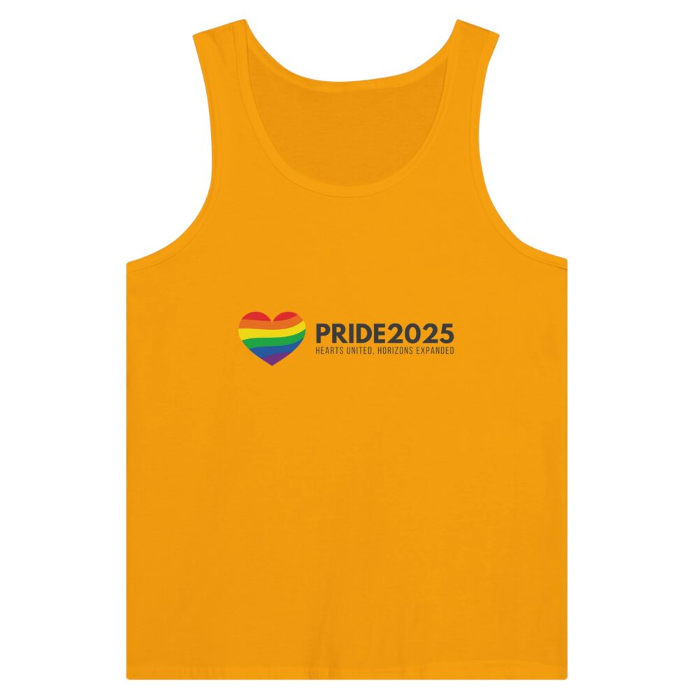 Pride 2025 Declaration Tank Top Yellow