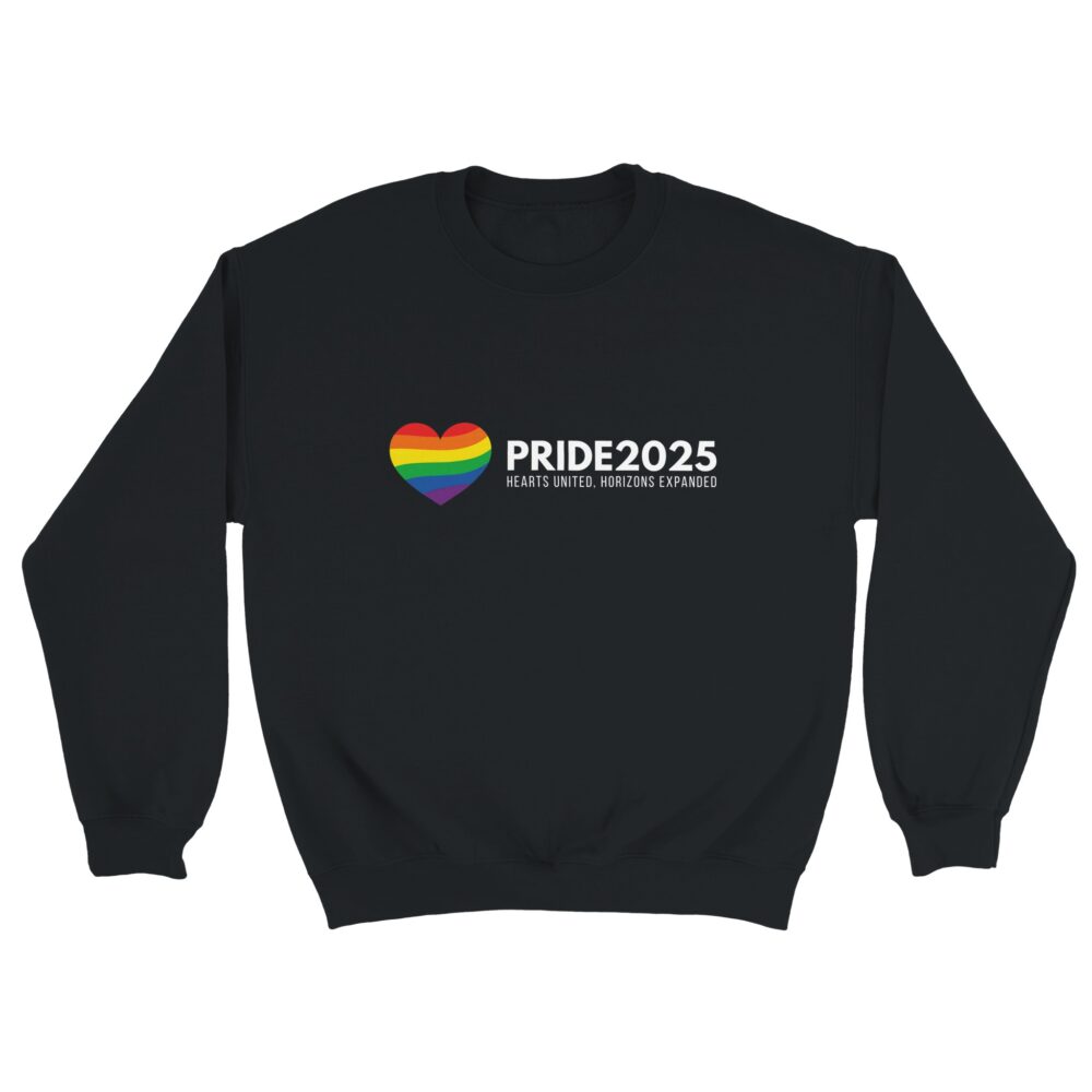 Pride 2025 Declaration Sweatshirt Black Color