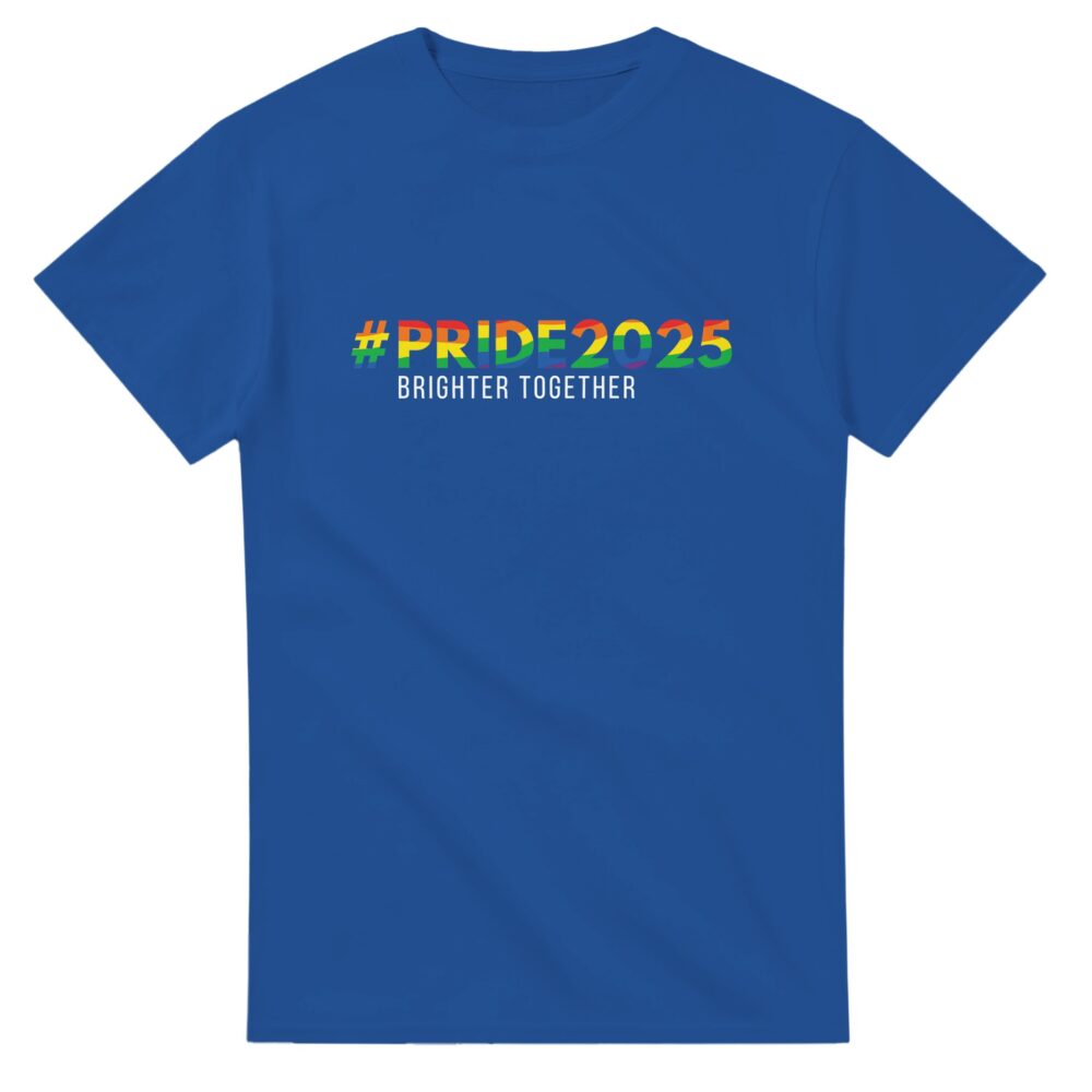 Pride 2025 Brighter Together T-Shirt Blue