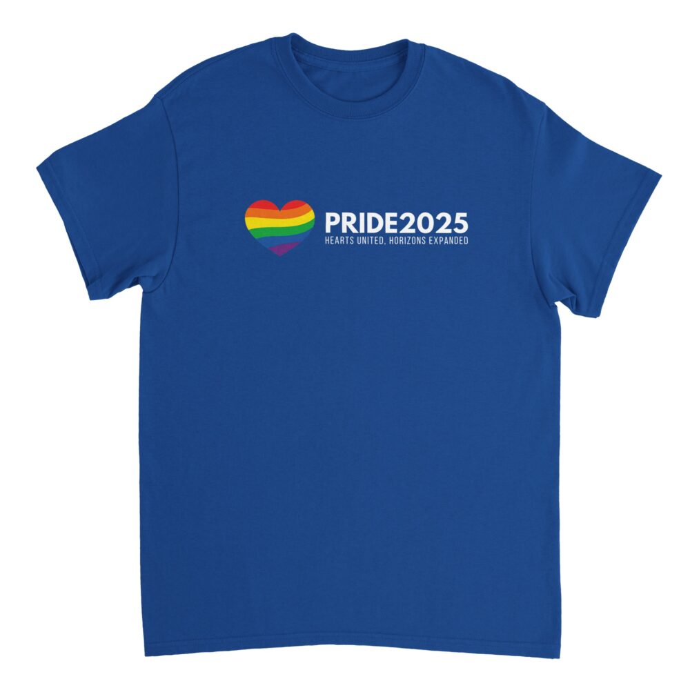 Pride 2025 Declaration T-Shirt Blue Color