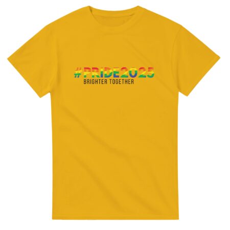 Pride 2025 Brighter Together T-Shirt Yellow