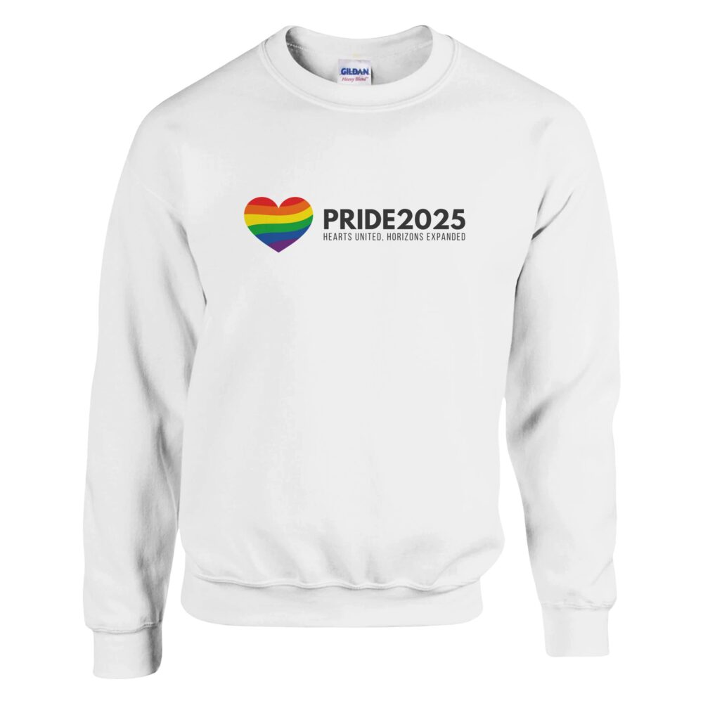 Pride 2025 Declaration Sweatshirt White Color