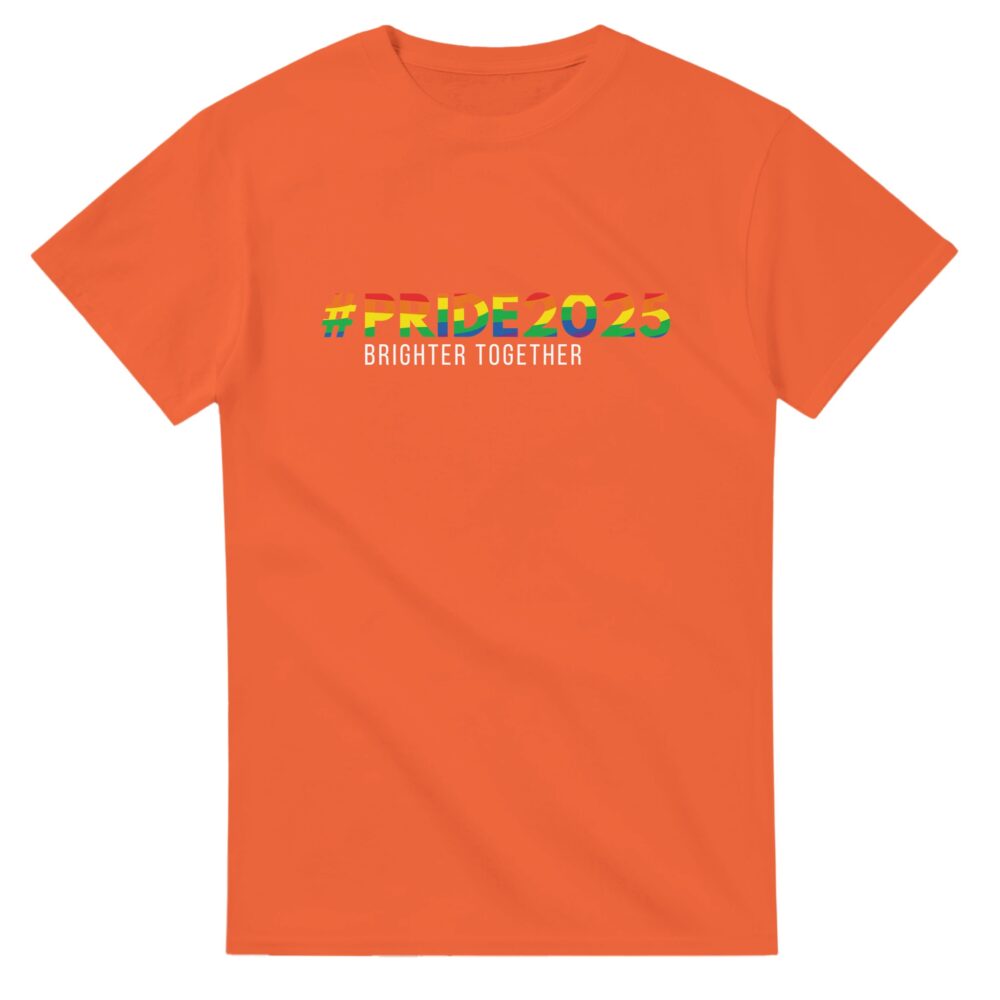 Pride 2025 Brighter Together T-Shirt Orange