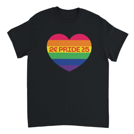 Pride Month 2025 Tee Black Color