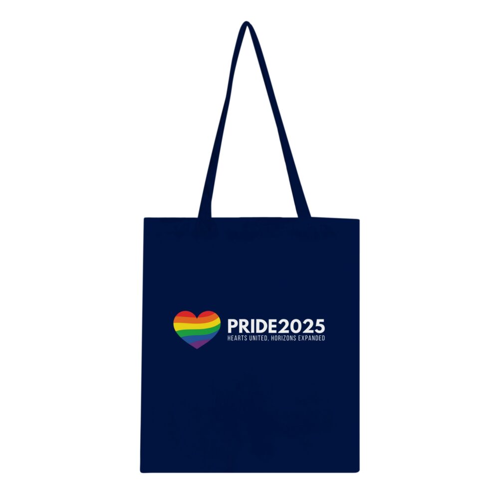 Pride 2025 Declaration Tote Bag Navy