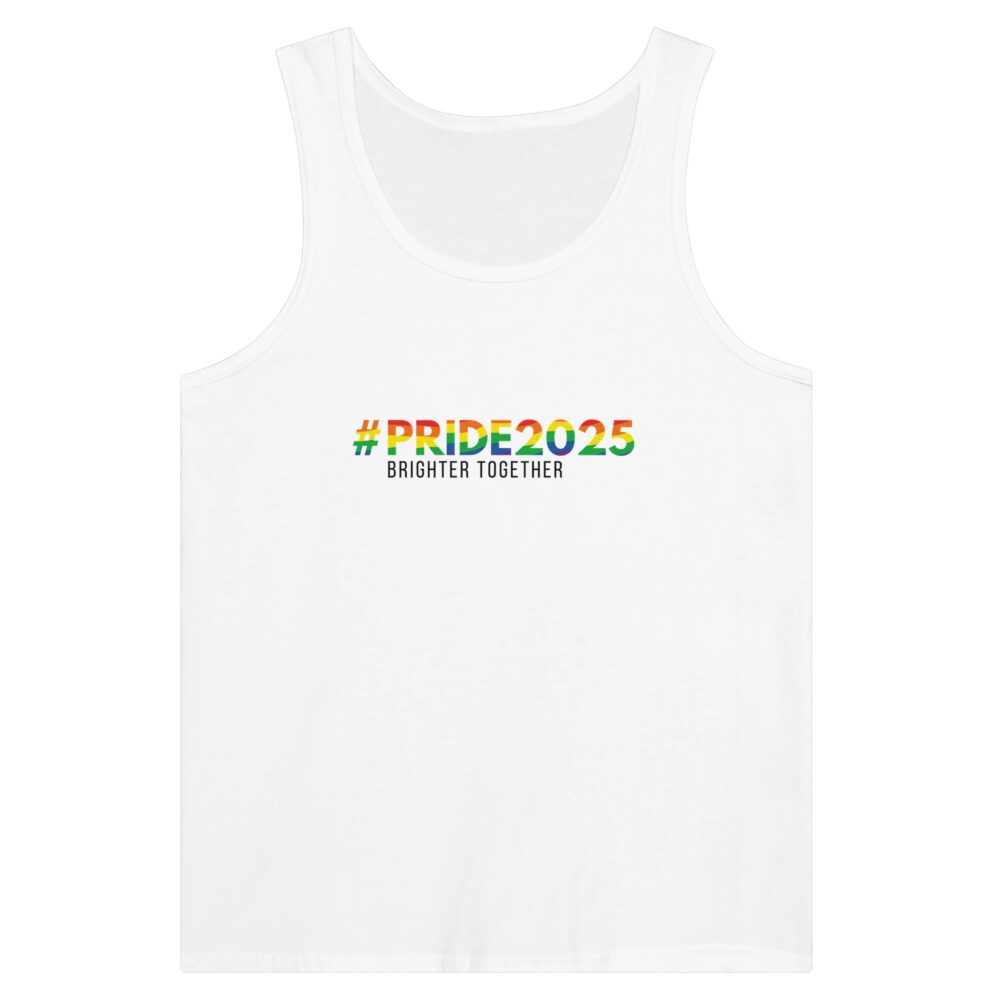 Pride 2025 Brighter Together Tank Top White