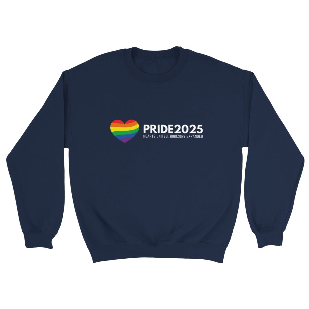 Pride 2025 Declaration Sweatshirt Navy Color