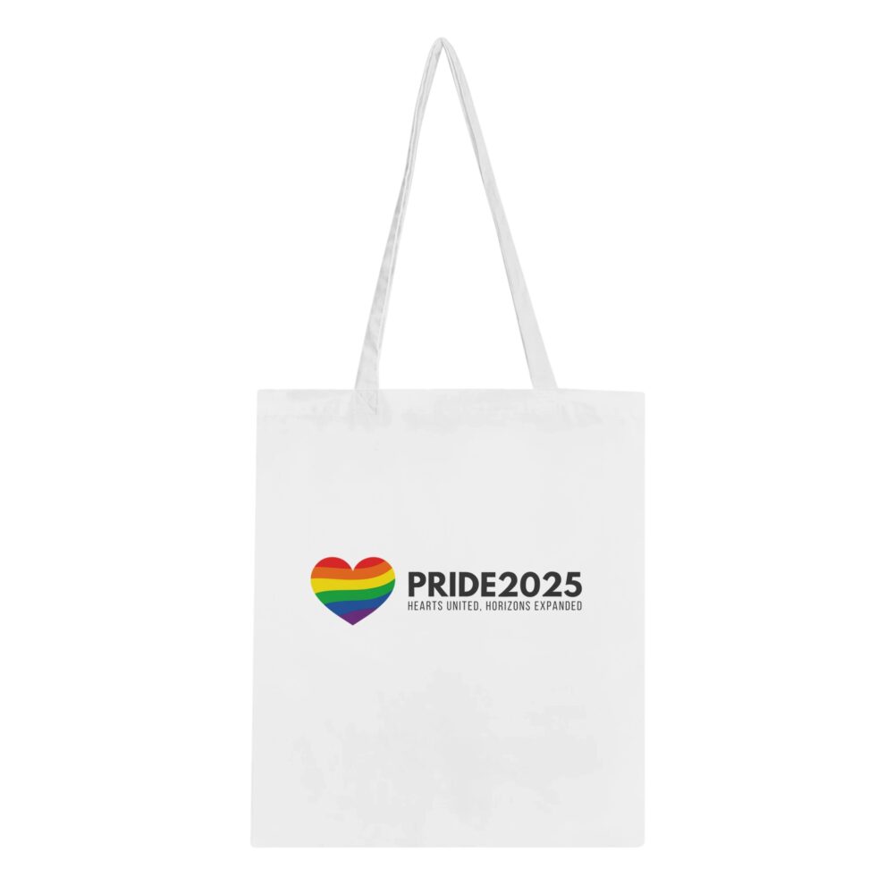 Pride 2025 Declaration Tote Bag White Color